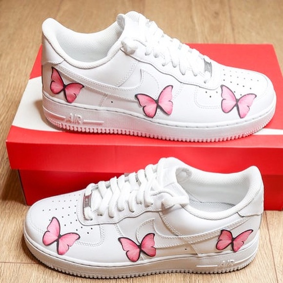 CUSTOM NIKE AIR FORCE 1 Low Sneakers Shoes - Picture 4 of 6